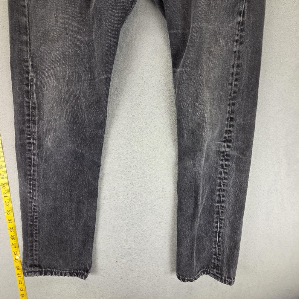 Vintage Levis 501 Jeans Mens Black Regular Straight Made In USA Fits 24x30 - Picture 9 of 16